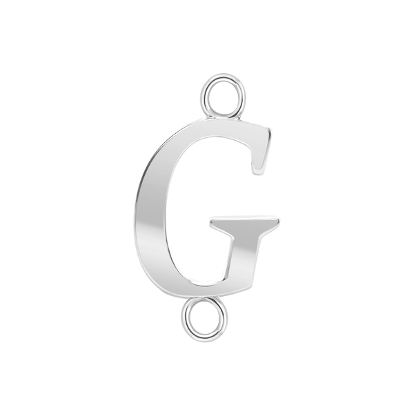 Capitolina Extra Bold Italic Initials with 2 Jump Rings (13 mm)