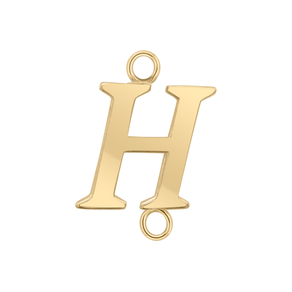 Capitolina Extra Bold Italic Initials with 2 Jump Rings (13 mm)
