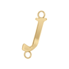 Capitolina Extra Bold Italic Initials with 2 Jump Rings (13 mm)