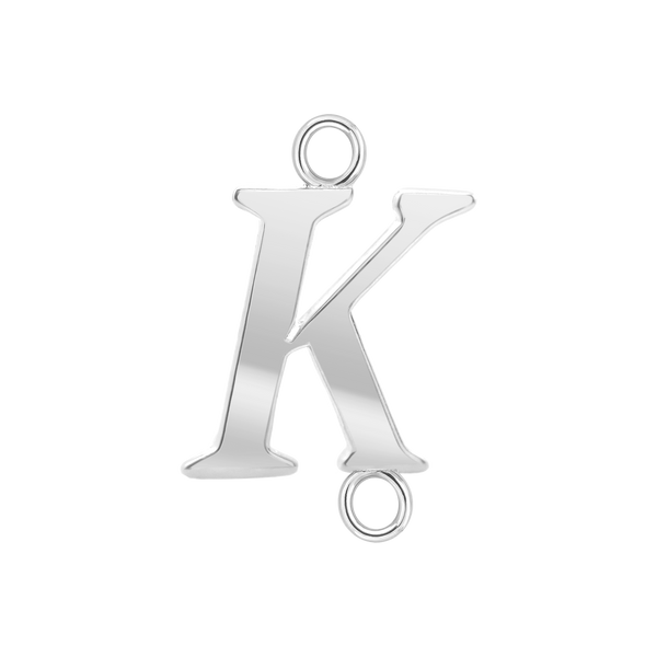 Capitolina Extra Bold Italic Initials with 2 Jump Rings (13 mm)