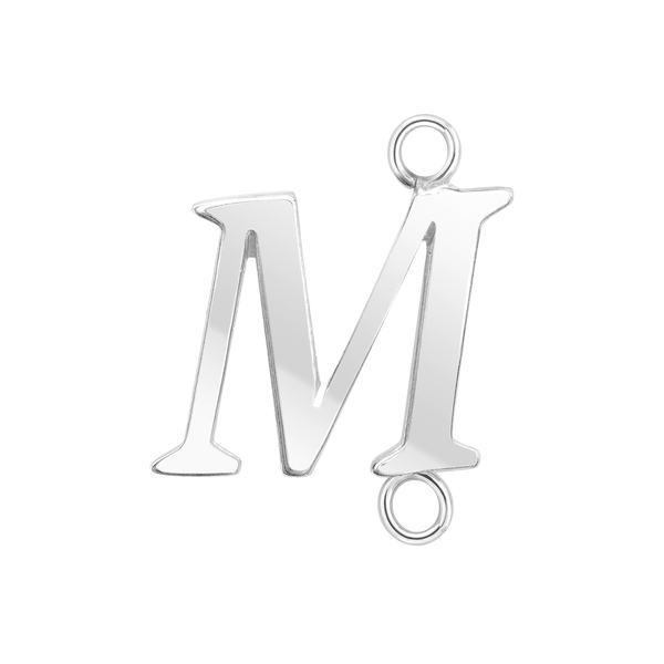 Capitolina Extra Bold Italic Initials with 2 Jump Rings (13 mm)