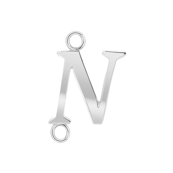 Capitolina Extra Bold Italic Initials with 2 Jump Rings (13 mm)