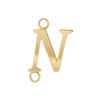 Capitolina Extra Bold Italic Initials with 2 Jump Rings (13 mm)