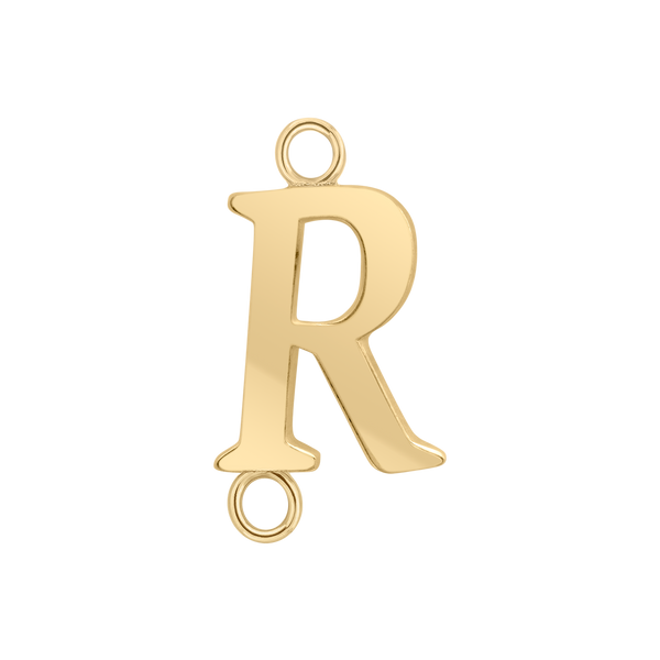 Capitolina Extra Bold Italic Initials with 2 Jump Rings (13 mm)