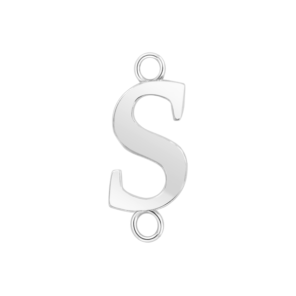 Capitolina Extra Bold Italic Initials with 2 Jump Rings (13 mm)