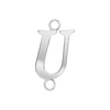 Capitolina Extra Bold Italic Initials with 2 Jump Rings (13 mm)
