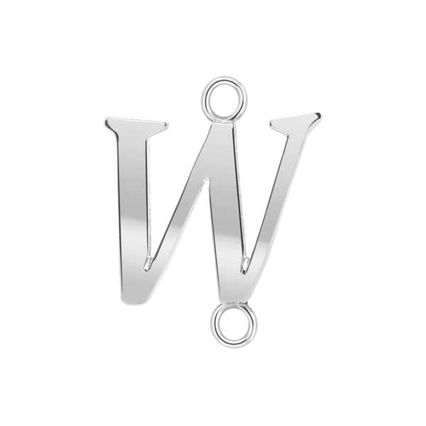 Capitolina Extra Bold Italic Initials with 2 Jump Rings (13 mm)