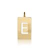 Uppercase Block Cut Out (28mm) (100% Polished with Bail)