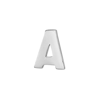 Block Initials in Sterling Silver (12.00 mm)