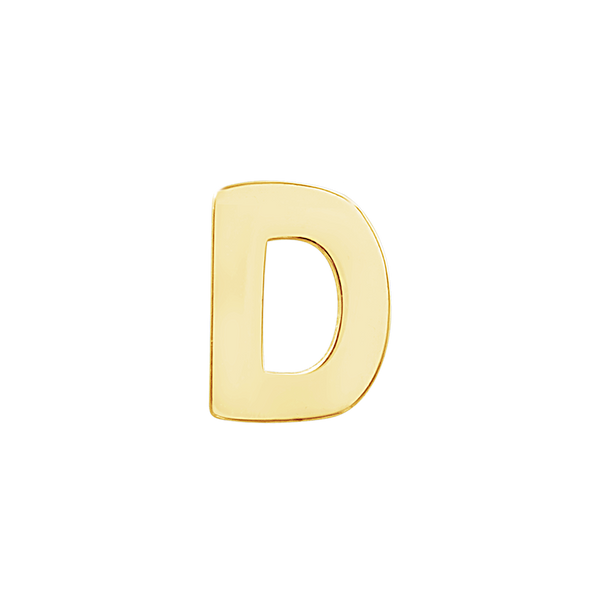Block Initials in 14K Gold (12.00 mm)