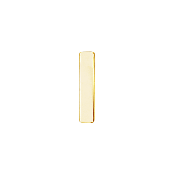 Block Initials in 14K Gold (12.00 mm)