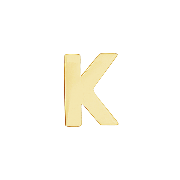 Block Initials in 14K Gold (12.00 mm)