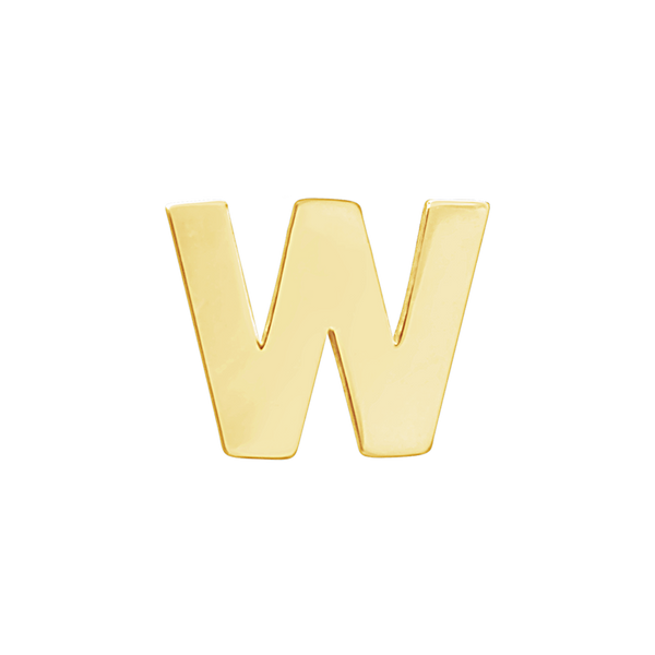 Block Initials in 14K Gold (12.00 mm)