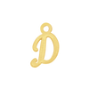 Script Initials with 1 Jump Ring (7 mm)