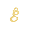 Script Initials with 1 Jump Ring (7 mm)