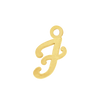 Script Initials with 1 Jump Ring (7 mm)