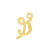 Script Initials with 1 Jump Ring (7 mm)