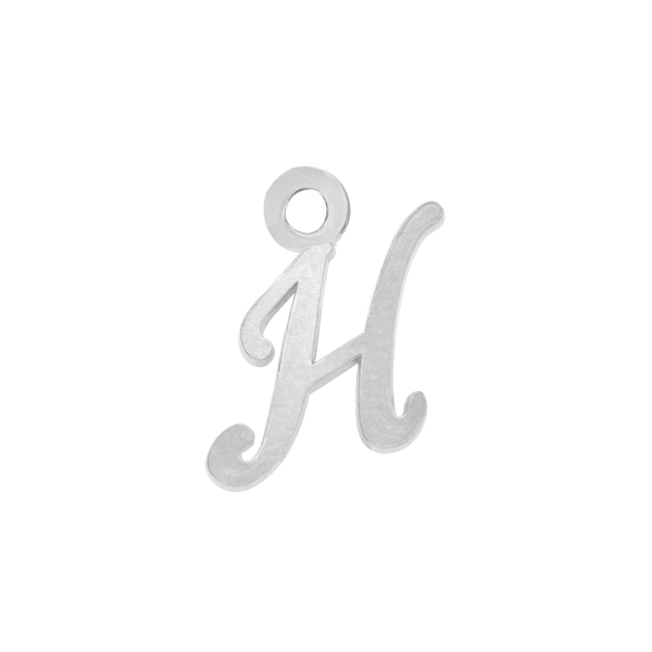 Script Initials with 1 Jump Ring (7 mm)