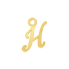 Script Initials with 1 Jump Ring (7 mm)