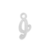 Script Initials with 1 Jump Ring (7 mm)