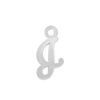 Script Initials with 1 Jump Ring (7 mm)