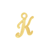 Script Initials with 1 Jump Ring (7 mm)