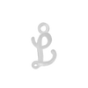 Script Initials with 1 Jump Ring (7 mm)