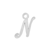 Script Initials with 1 Jump Ring (7 mm)