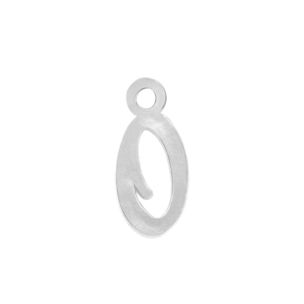 Script Initials with 1 Jump Ring (7 mm)