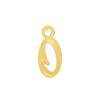 Script Initials with 1 Jump Ring (7 mm)