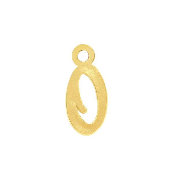 Script Initials with 1 Jump Ring (7 mm)