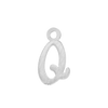 Script Initials with 1 Jump Ring (7 mm)
