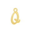 Script Initials with 1 Jump Ring (7 mm)