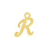 Script Initials with 1 Jump Ring (7 mm)