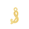 Script Initials with 1 Jump Ring (7 mm)