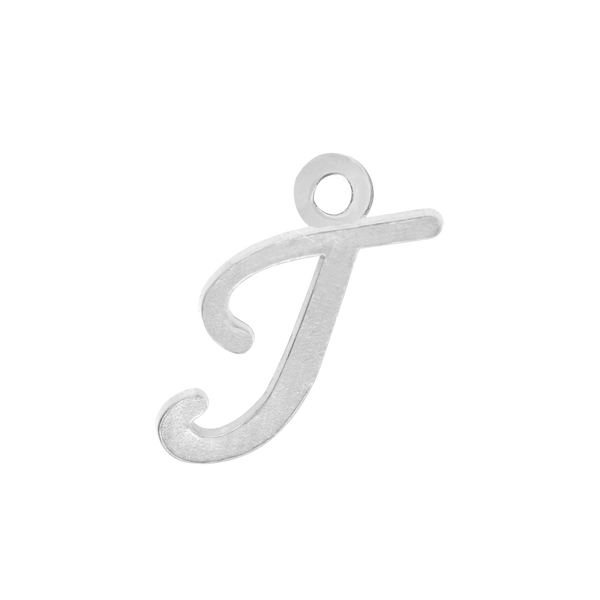 Script Initials with 1 Jump Ring (7 mm)