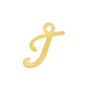Script Initials with 1 Jump Ring (7 mm)