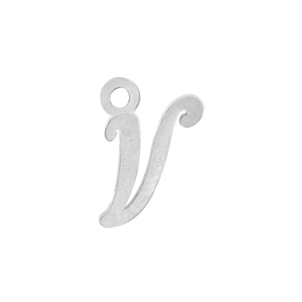 Script Initials with 1 Jump Ring (7 mm)