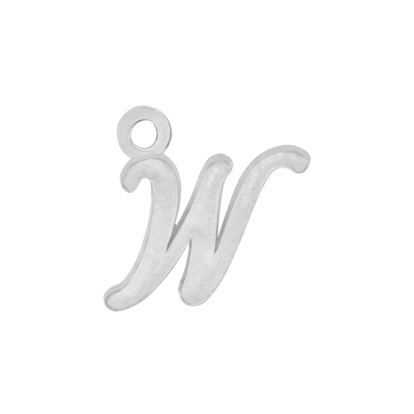 Script Initials with 1 Jump Ring (7 mm)