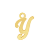 Script Initials with 1 Jump Ring (7 mm)