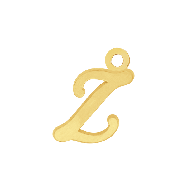 Script Initials with 1 Jump Ring (7 mm)