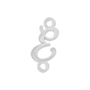Script Initials with 2 Jump Rings (7 mm)