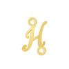 Script Initials with 2 Jump Rings (7 mm)