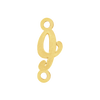 Script Initials with 2 Jump Rings (7 mm)
