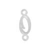 Script Initials with 2 Jump Rings (7 mm)