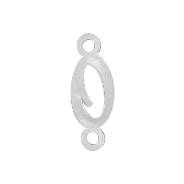 Script Initials with 2 Jump Rings (7 mm)