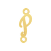 Script Initials with 2 Jump Rings (7 mm)