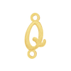 Script Initials with 2 Jump Rings (7 mm)