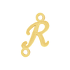 Script Initials with 2 Jump Rings (7 mm)