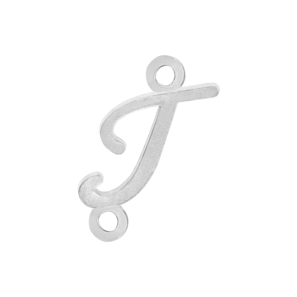 Script Initials with 2 Jump Rings (7 mm)